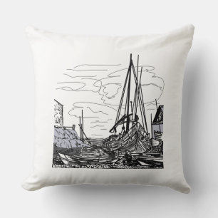 boats on the water cushion