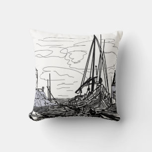 boats on the water cushion