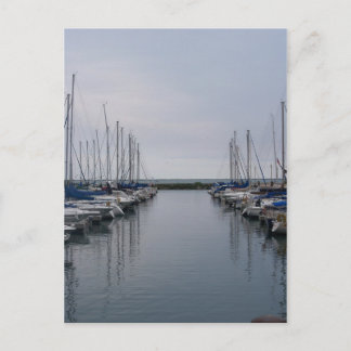 boats postcard