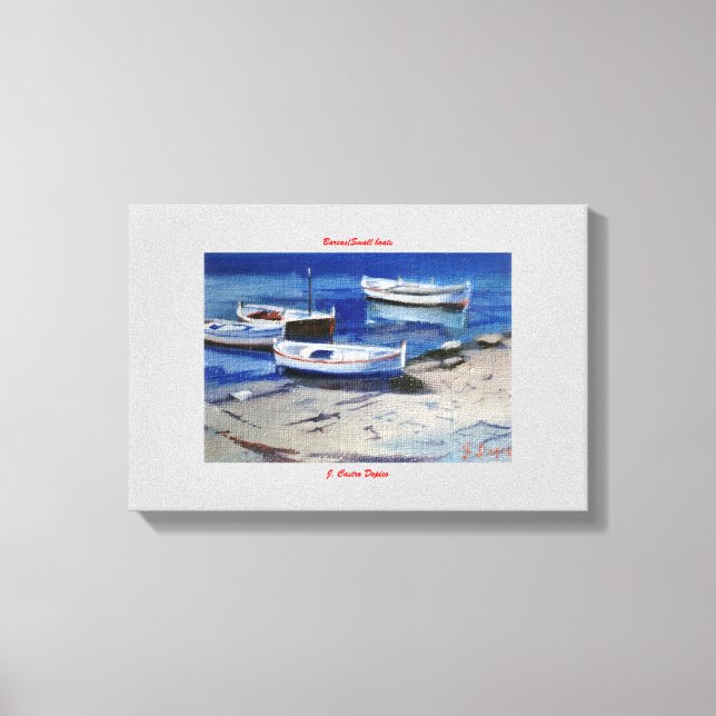 Boats/Small boats Canvas Print (Front)