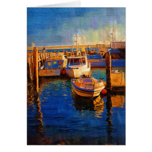 Boats, Sunset, Morro Bay, California
