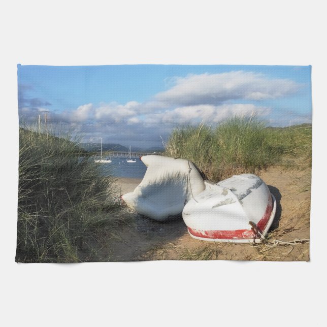 BOATS TEA TOWEL (Horizontal)