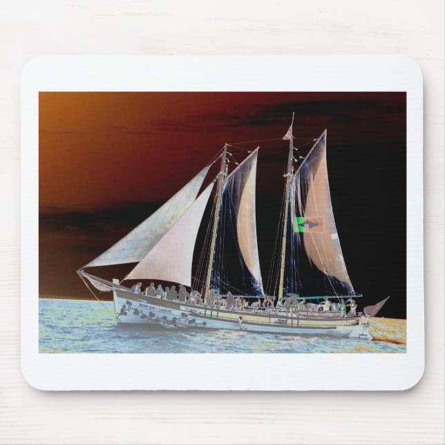 Boats under Sail Mouse Mat (Front)