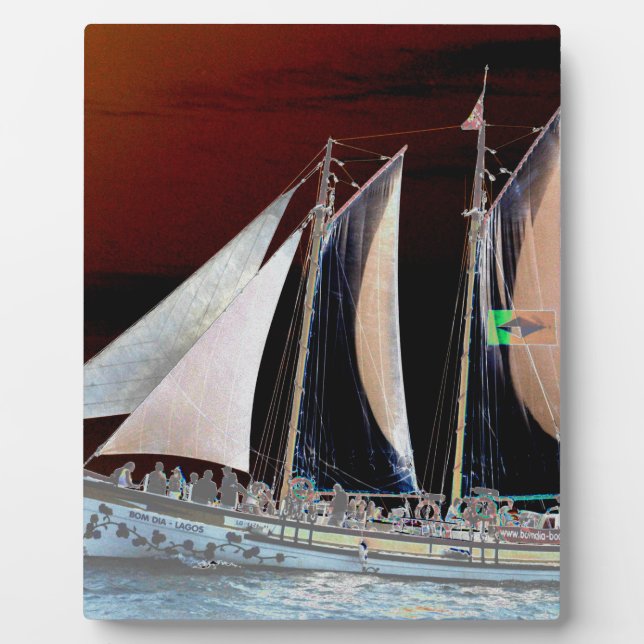 Boats under Sail Plaque (Front)