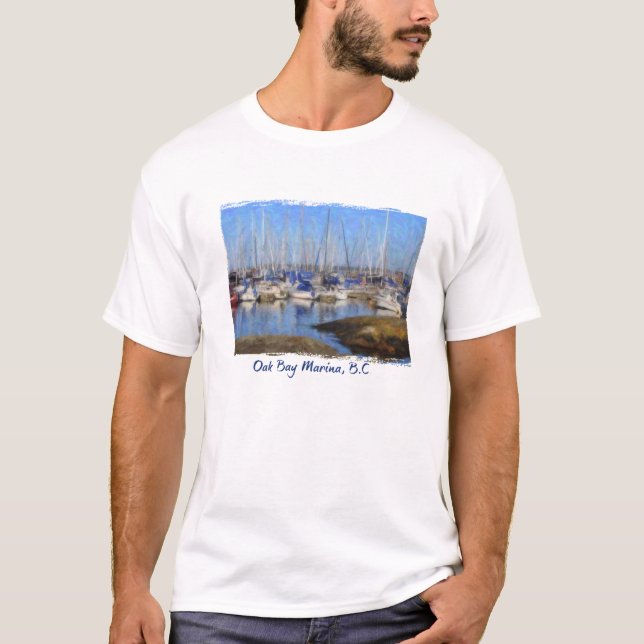 "Boats" Victoria, BC T-Shirt (Front)