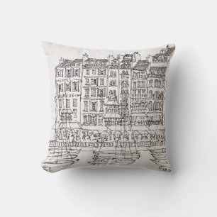 Boats Vieux-Port   Marseille, France Cushion