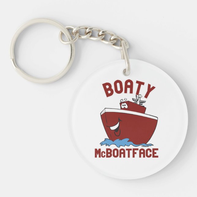 Boaty McBoatface Key Ring (Front)
