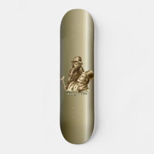 Bob Cratchit and Tiny Tim Christmas Carol Skateboard