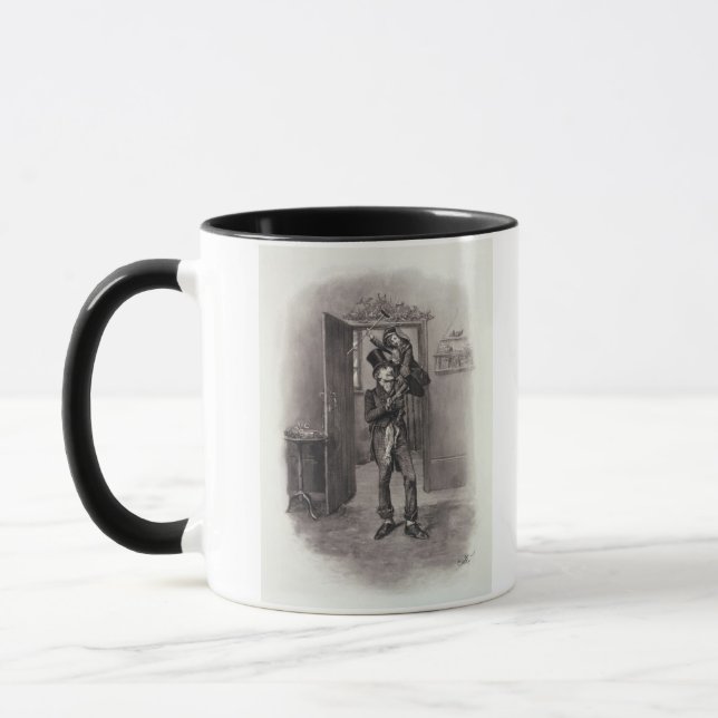 Bob Cratchit and Tiny Tim, from 'Charles Dickens: Mug (Left)