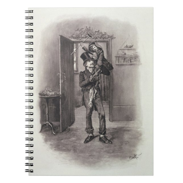 Bob Cratchit and Tiny Tim, from 'Charles Dickens: Notebook (Front)