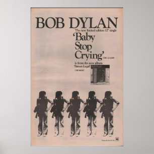 BOB DYLAN Poster 1978 original NME - and The Band