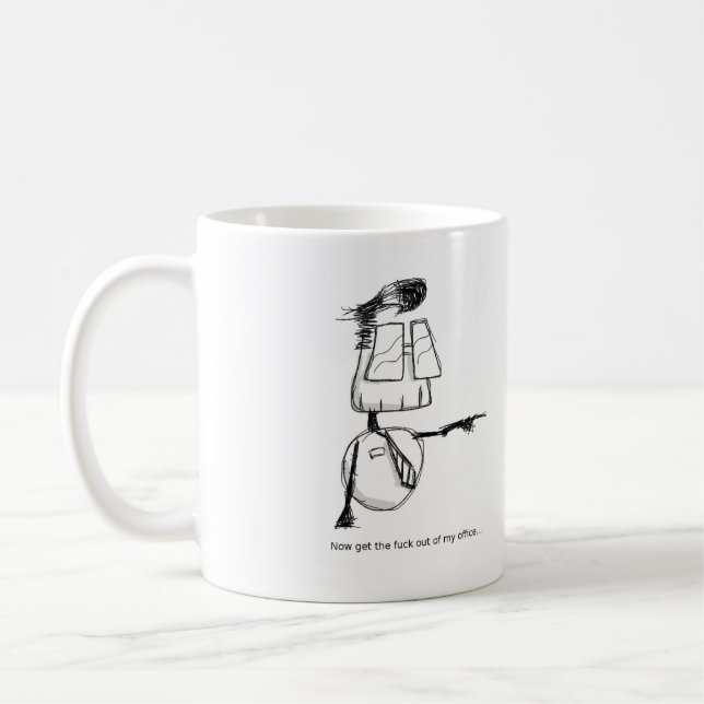 Bob 'GTFO' Mug (Righthanded) (Left)