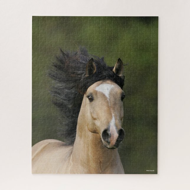 Bob Langrish | Buckskin Welsh Pony Headshot Jigsaw Puzzle (Vertical)