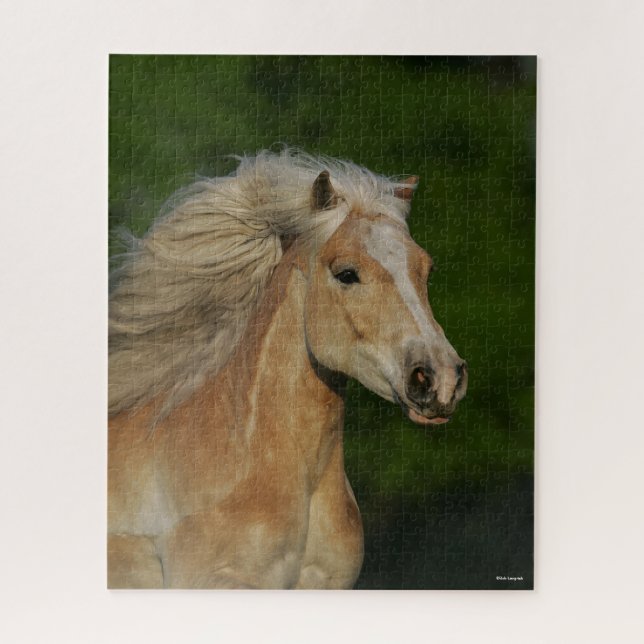 Bob Langrish | Palomino Haflinger Headshot Jigsaw Puzzle (Vertical)