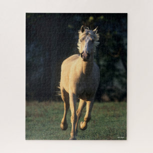 Bob Langrish   Palomino Horse Running Backlit Jigsaw Puzzle