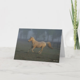 Bob Langrish   Palomino Tennessee Walker in Mist Card