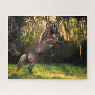 Bob Langrish   Rocky Mountain Horse Rearing Jigsaw Puzzle