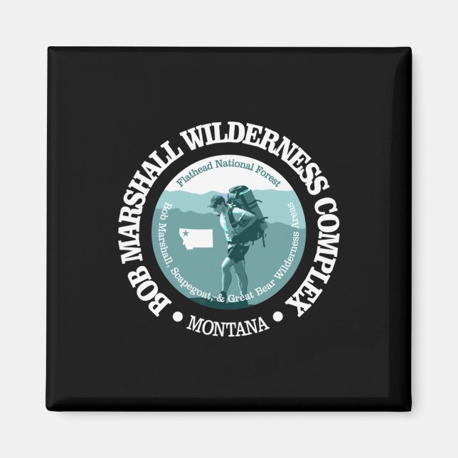 Bob Marshall Wilderness Complex Funny Climbing, Ca Magnet (Front)