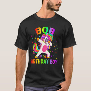 Bob of the Birthday Party Boy Dabbing Unicorn T-Shirt