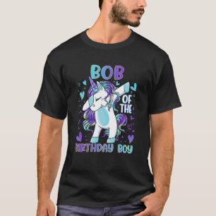 Bob of the Birthday Party Boy Dabbing Unicorn T-Shirt