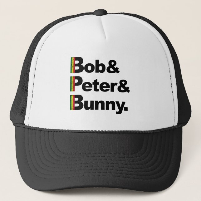 Bob&Peter&Bunny Trucker Hat (Front)
