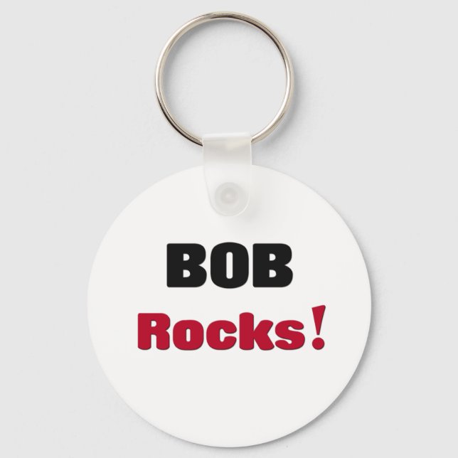 Bob Rocks Key Ring (Front)