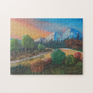 Bob Ross Inspired Puzzle