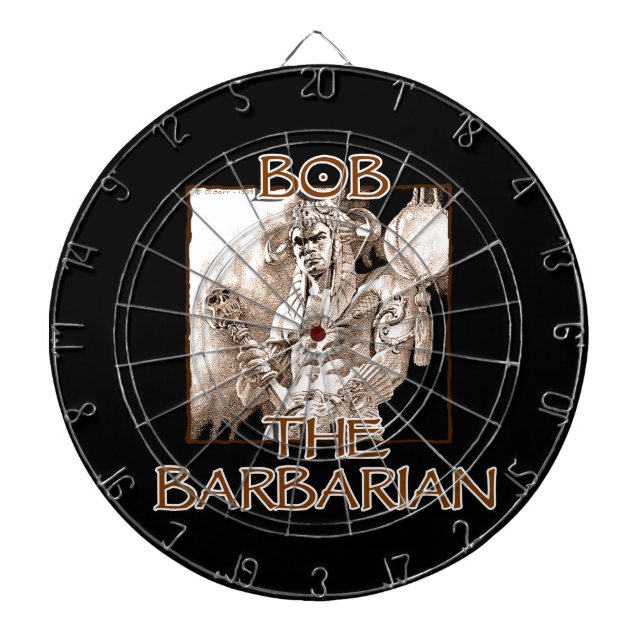 Bob, The Barbarian Dartboard (Front)