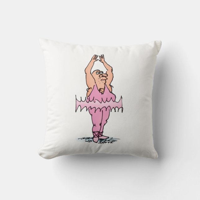 Bob the Fat Ballet Dancer and his Tutu Pillow (Front)