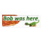 Bob was here - Pizza card