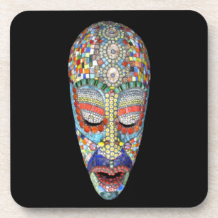 Bob, Why the Long Face? Mosaic Mask Coaster