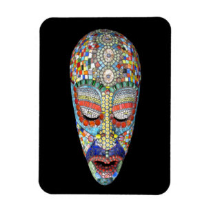Bob, Why the Long Face? Mosaic Mask Magnet