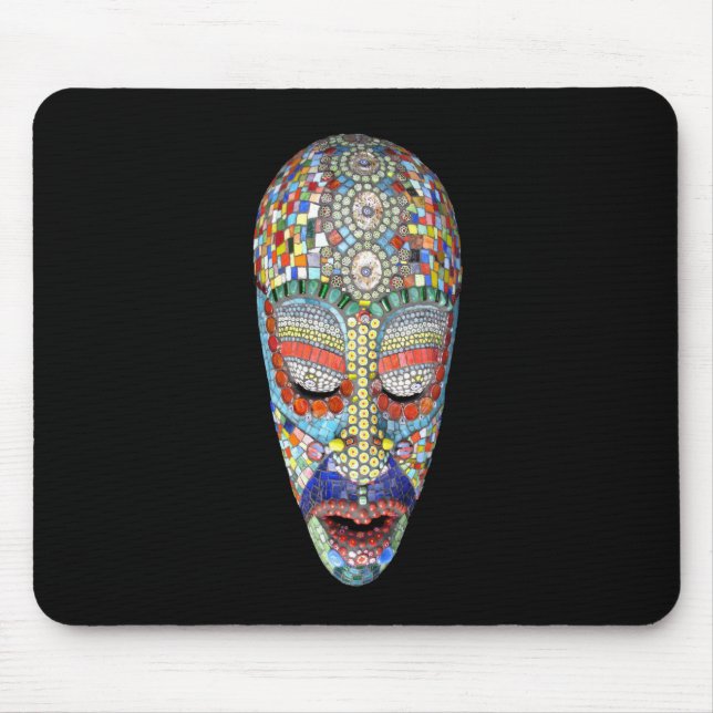 Bob, Why the Long Face? Mosaic Mask Mouse Mat (Front)