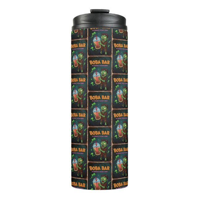 Boba Bar – The Undead’s Favorite.. Thermal Tumbler (Front)