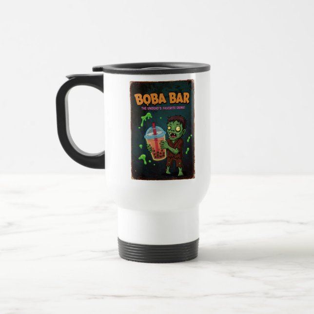Boba Bar – The Undead’s Travel/Commuter Mug (Left)