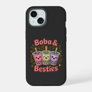 BOBA & Besties Vibes – Perfect for Boba Tea Lovers iPhone 15 Case