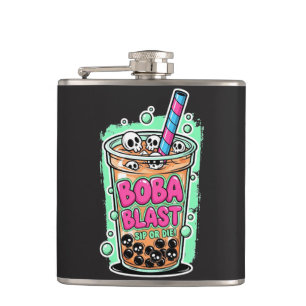 Boba Blast – Sip or Die! Flask