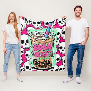 Boba Blast – Sip or Die! – Fleece Blanket