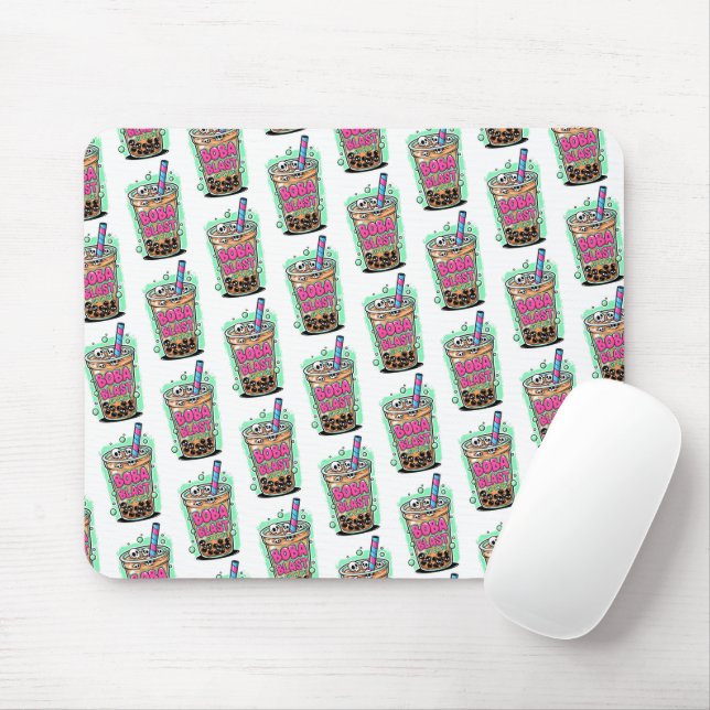 Boba Blast – Sip or Die! Mousepad (With Mouse)
