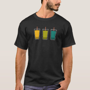 Boba Bubble Milk Tea  Boba Tapioca Pearls T-Shirt