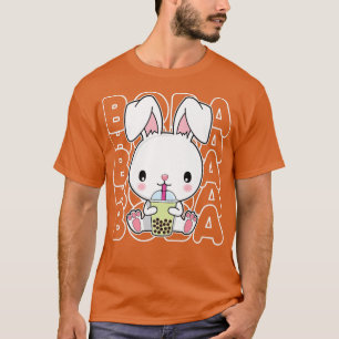 Boba Bubble Milk Tea Kawaii Rabbit Bunny for Teens T-Shirt