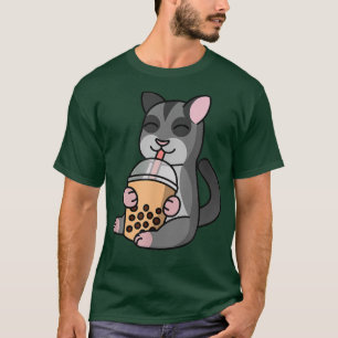 Boba Bubble Milk Tea Sugar Glider Pet  T-Shirt