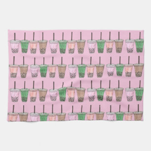 Boba Bubble Tapioca Pearl Milk Tea Drinks  Towel