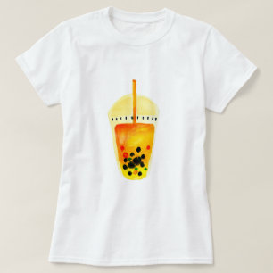 Boba Bubble tea art illustration T-Shirt