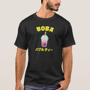 Boba Bubble Tea Cup Womens T-Shirt