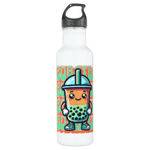 Boba Bubble Tea Kawaii Cute Cartoon 710 Ml Water Bottle