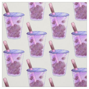 Boba Cats Fabric