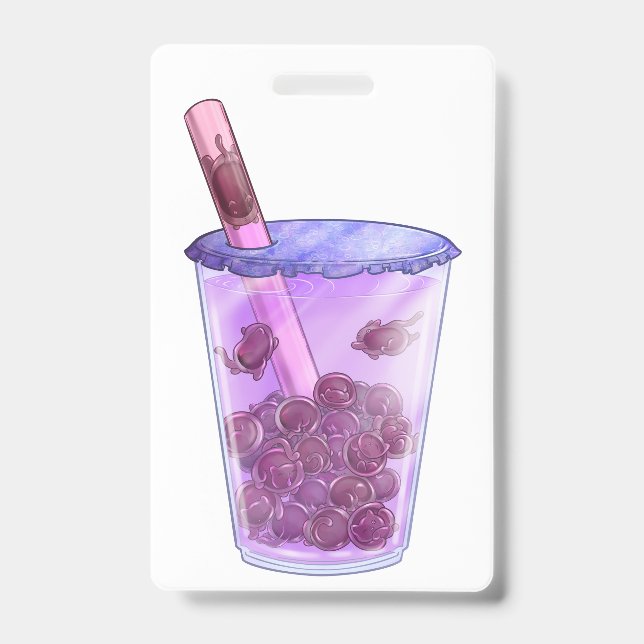 Boba Cats ID Badge (Front)