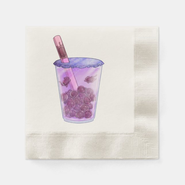 Boba Cats Napkin (Front)