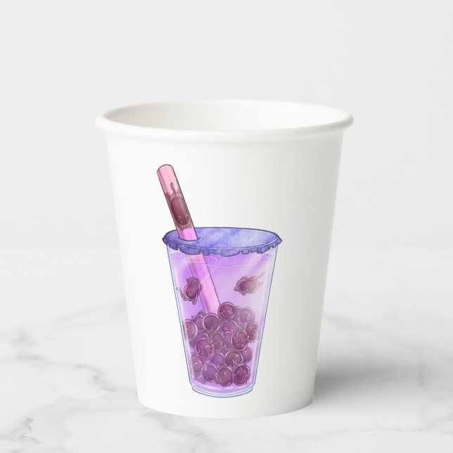 Boba Cats Paper Cups (Front)